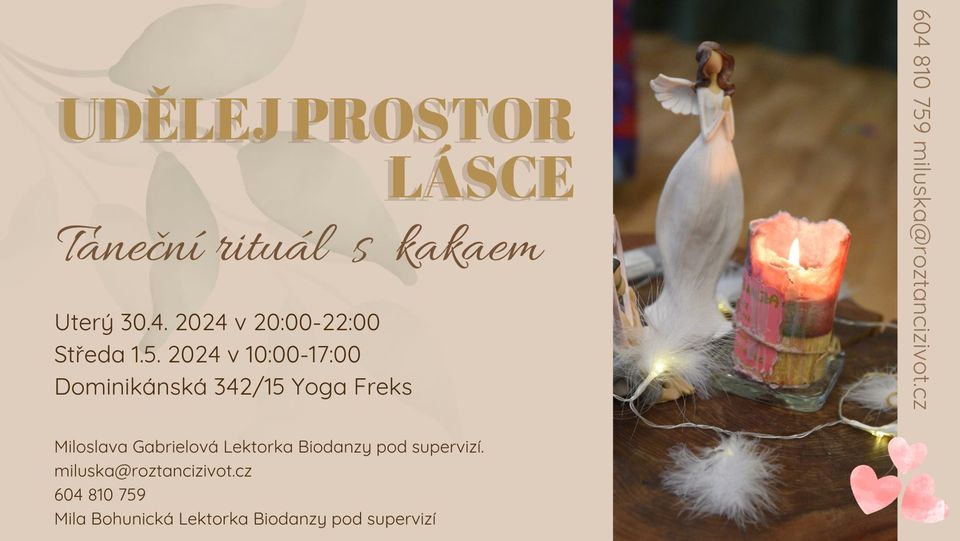 Udělej prostor lásce – taneční rituál s kakaem